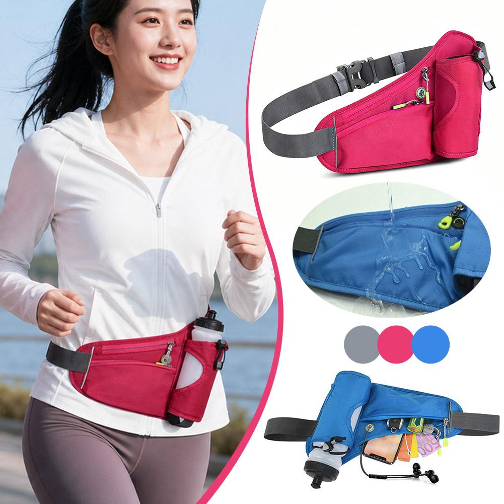 Running Belt Waist - Su Geçirmez Koşu Bel Çantası, Ayarlanabilir