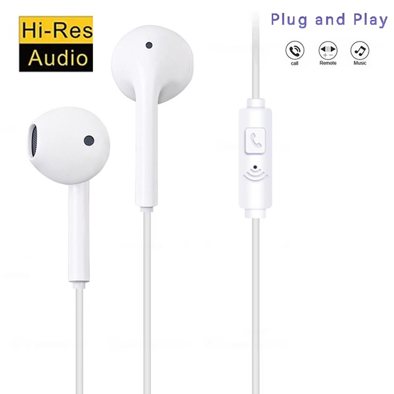 Running Gear Headphones - 3.5mm Kablolu Mikrofonlu Kulaklık, Akıllı Telefon,