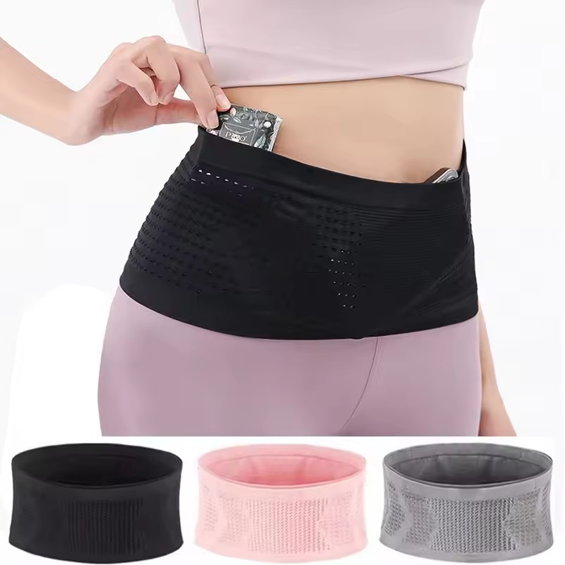 Running Gear For Beginners - Dikişsiz Görünmez Koşu Bel Kemeri Çantası
