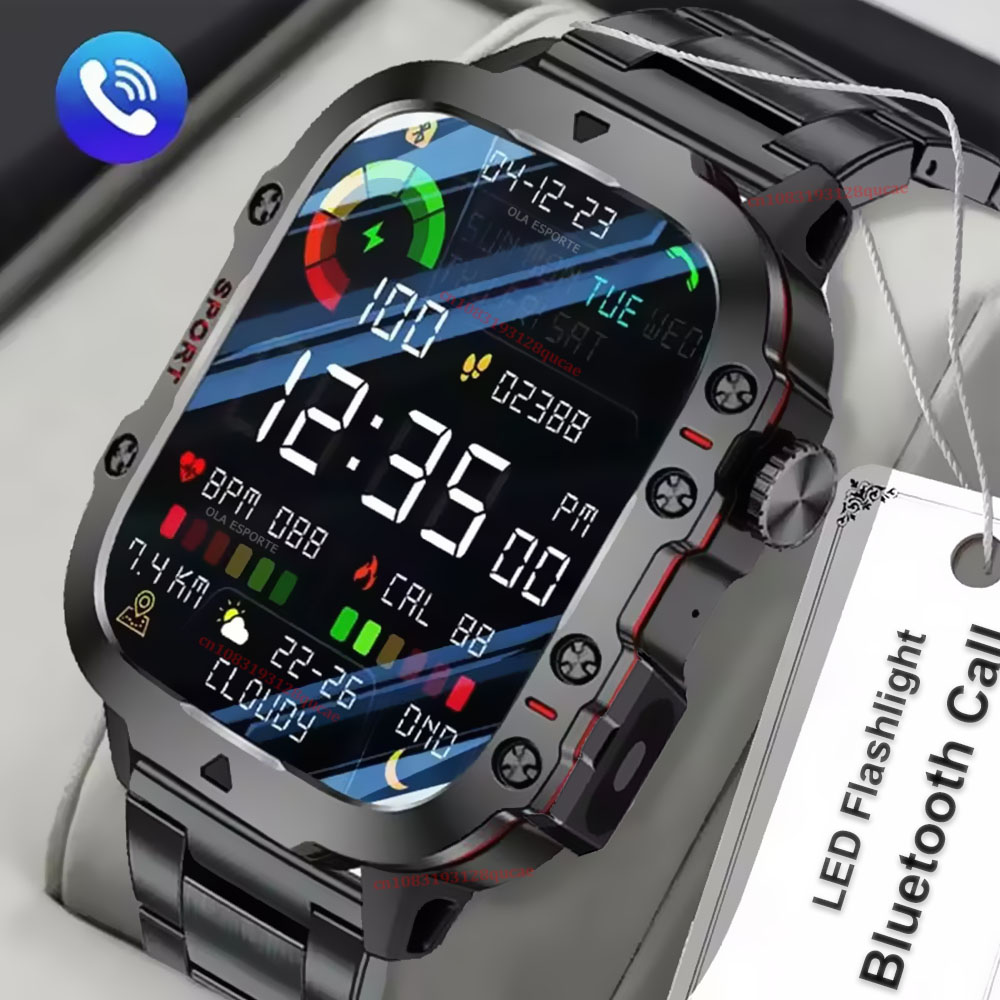 Gps Running Watch - 2026 Yeni Askeri Akıllı Saat Erkekler