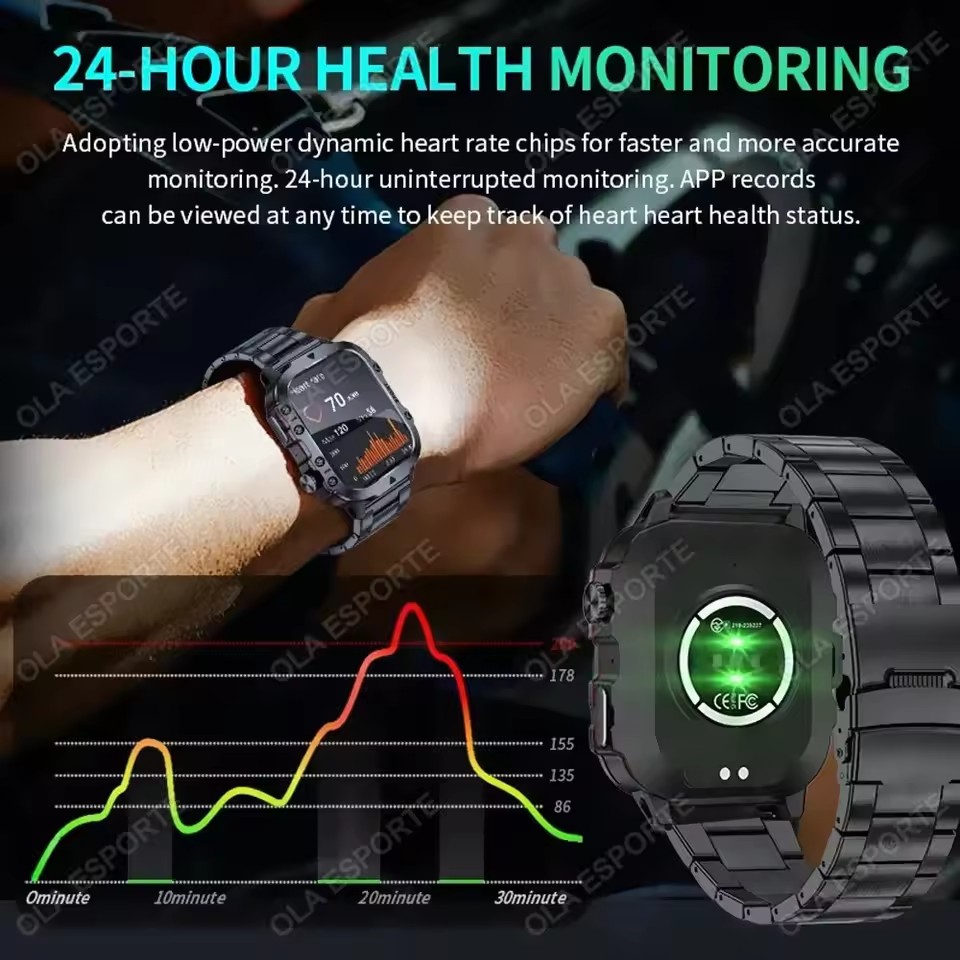 2026 Yeni Askeri Akıllı Saat E - Gps Running Watch incelemesi ve fiyatı