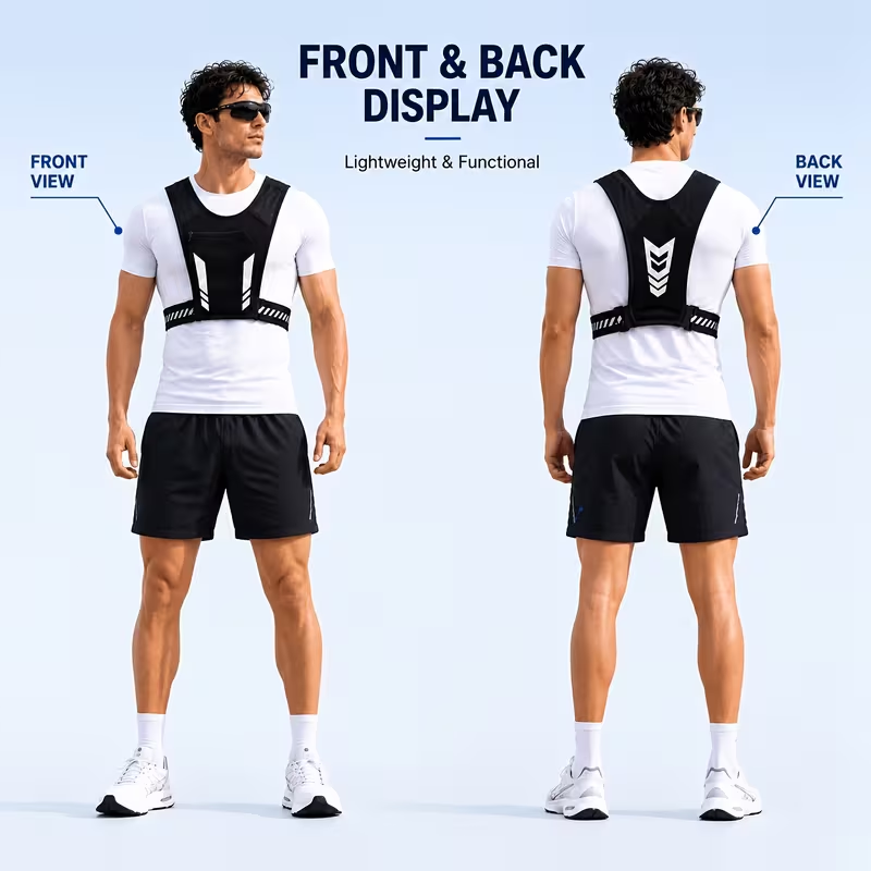 CZHIYAO Hafif Koşu Yeleği, Yan - Reflective Running Gear Vest incelemesi ve fiyatı